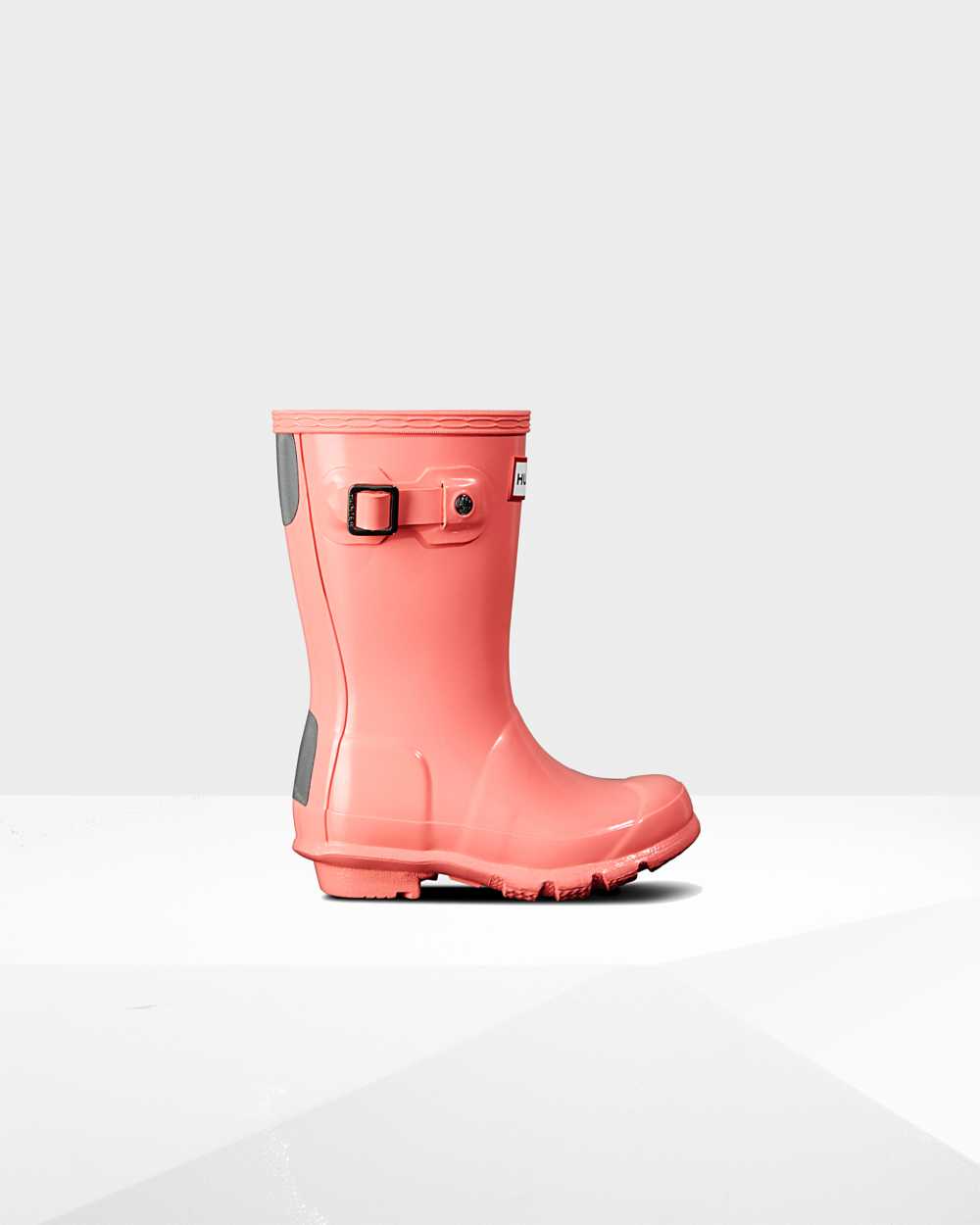 Kids Hunter Original Big Gloss Rain Boots Pink | TRFXDN-154